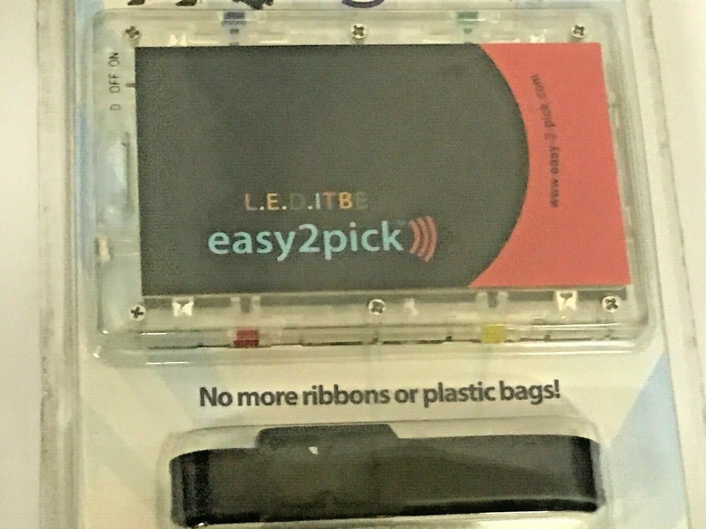 L.E.D.ITBE Easy 2 Pick Luggage Tag, Red * Opened Packaging
