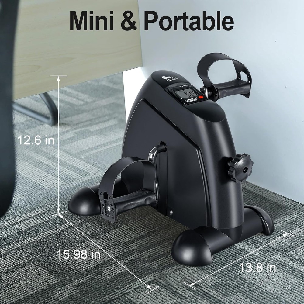 Compact Mini Exercise Bike with Adjustable Resistance – Ideal For Home & Office