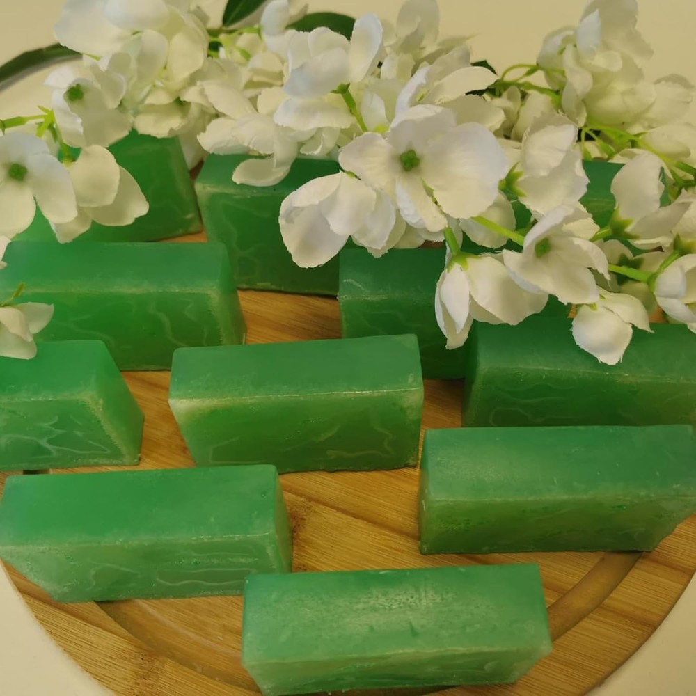 4 PCS 42oz Soap Molds, Rectangular Silicone Soap Making Molds with W...