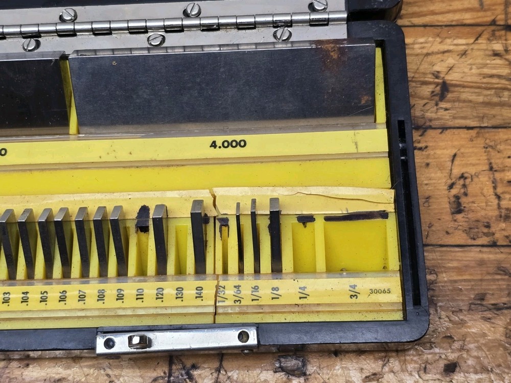 DoAll Gage Block Set Precision Inspection Incomplete