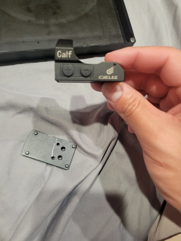 Red Dot Sight For Pistols Plus Optic Plate