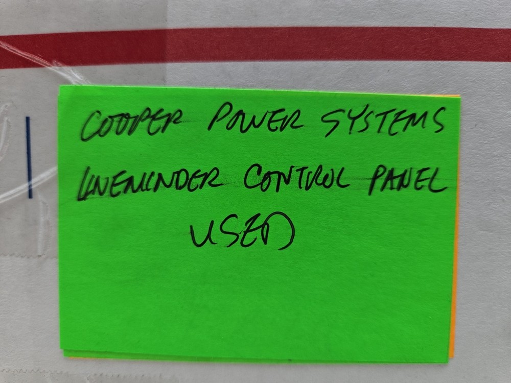 Cooper Power Systems Kearney Operation Lineminder Control Panel Used See Picture