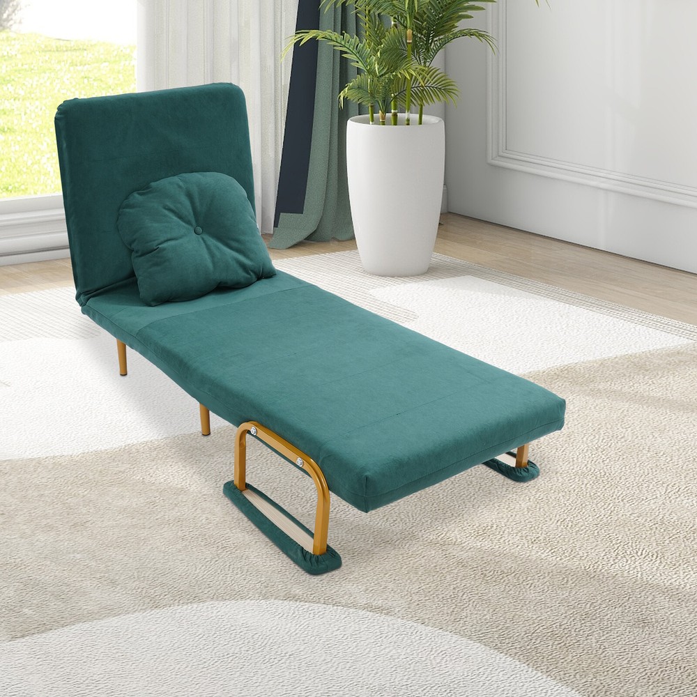 Convertible Sofa Bed with Adjustable Backrest and Stylish Design