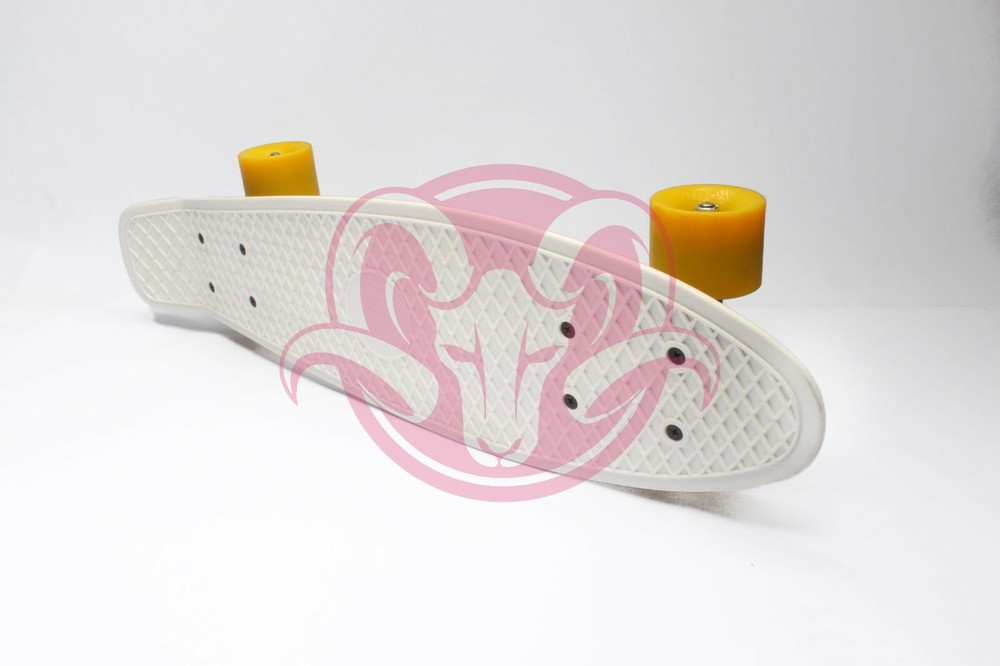 Penny 22'' Skateboard White Yellow Complete
