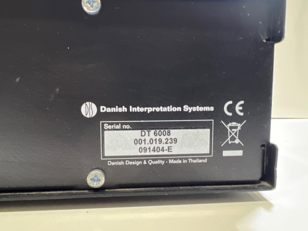 DIS Danish Interpretation Systems DT 6008 Digital Transmitter