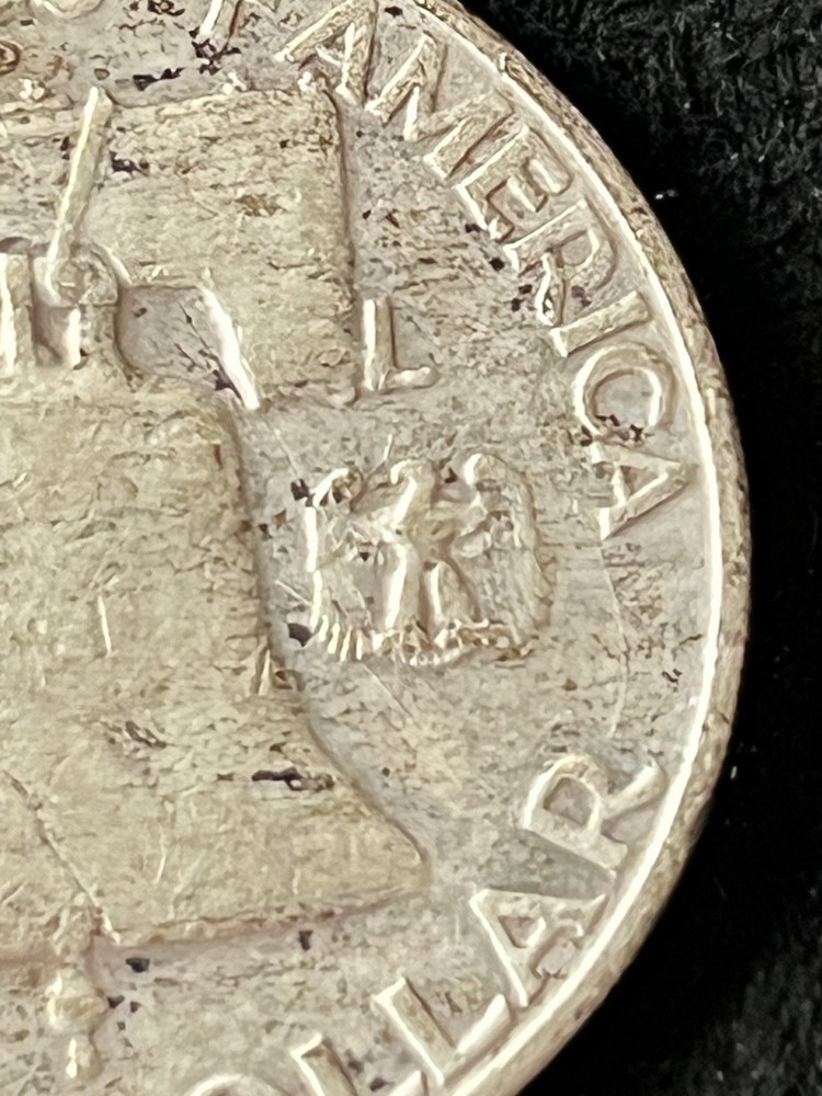 1958 Denver Franklin Half Dollar 90% Silver Circulated