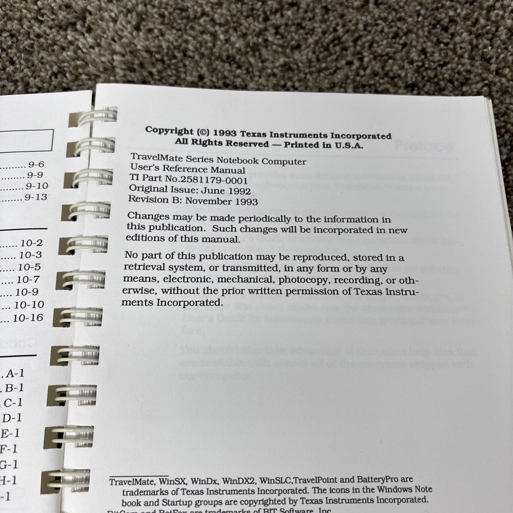 Ti Travelmate-series Notebook Computer Users Reference Manual Ti 2581179-0001