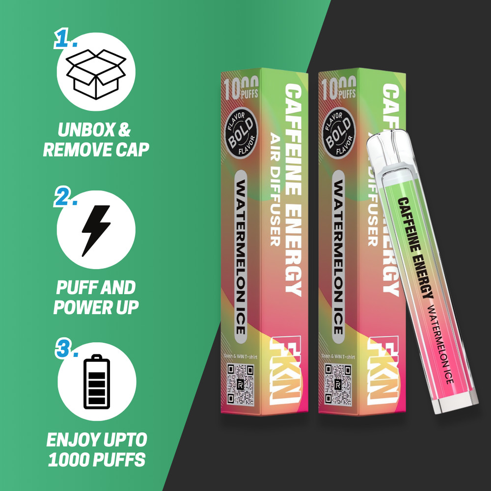 FKN Diffuser Inhaler Bundle (2-Pack) – Watermelon Ice • Fresh & Smooth