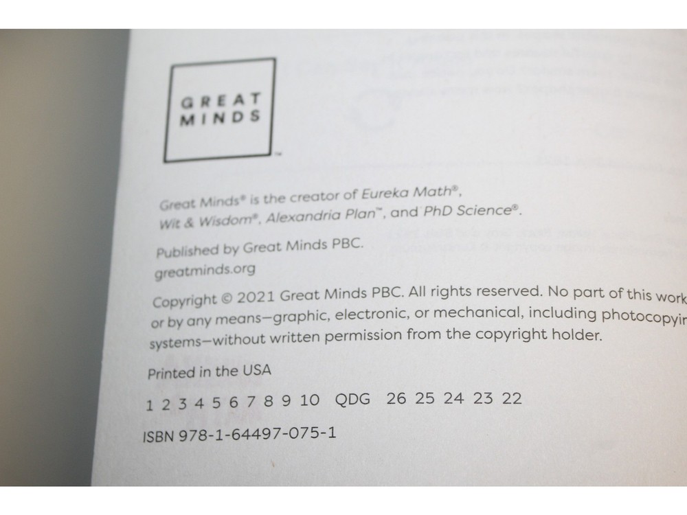 Eureka Math² Squared Kindergarten Module 1 Learn Student Book - Weight: 8.05 oz.