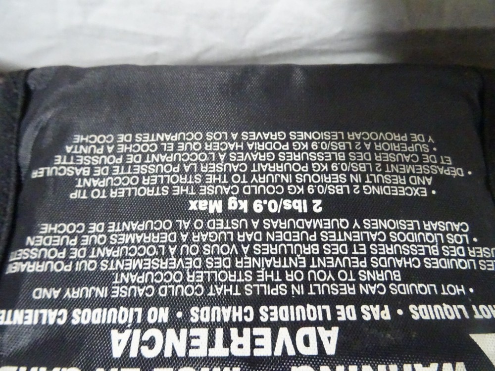 Britax Compartment Shopping Cart Carriage Stroller Handle bag 13"