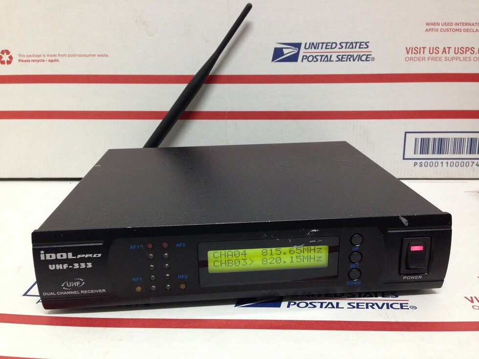 IDOLpro Uhf-333 Dual Channel Receiver