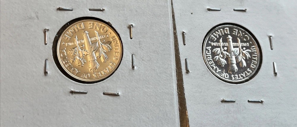 1962 And 1963 Roosevelt Silver Proof Dimes