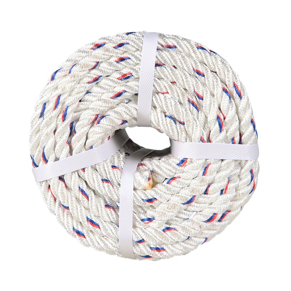 Double Braid Polyester Arborist Bull Rope 7200Lbs 5/8"×150' Pulling Rigging Line