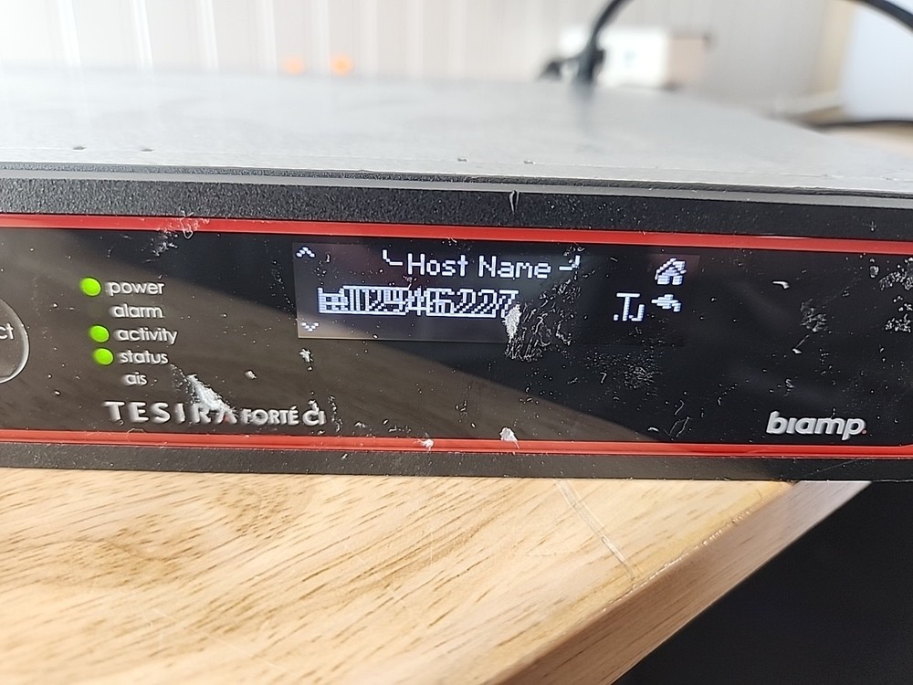 Biamp Tesira Forte AVB VT Digital Audio Server