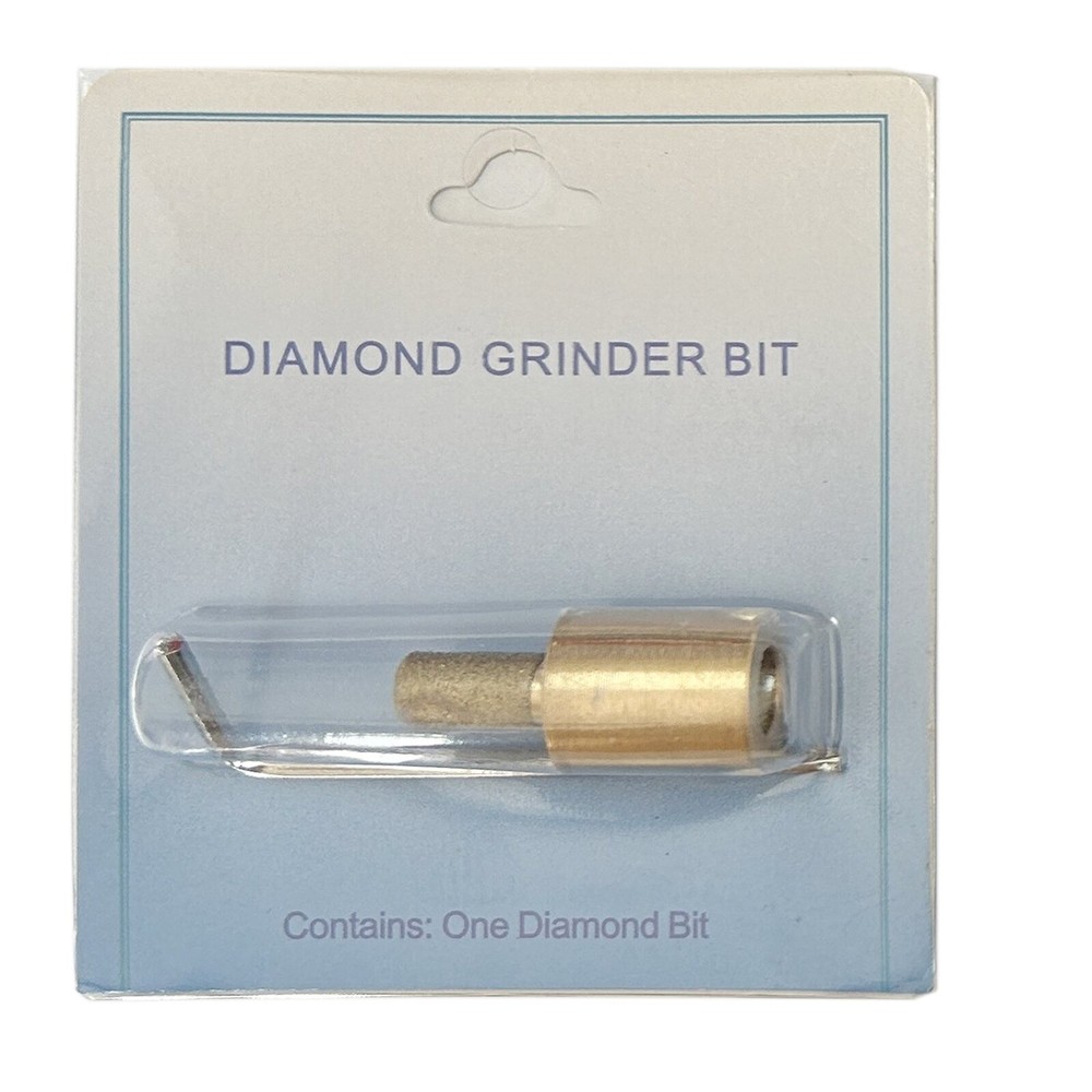 1/4'' Stained Glass Diamond Grinder Bit Tool Brass Core Glass Grinder Bit