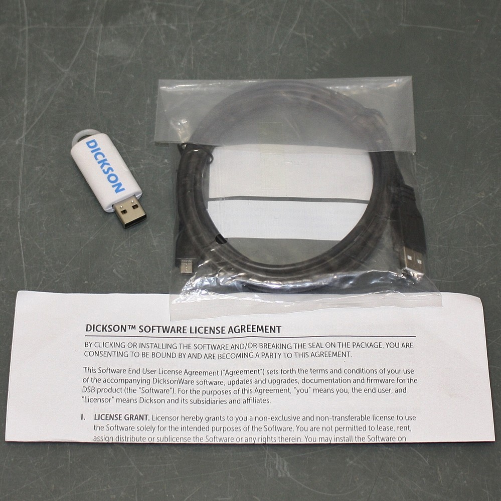 Dickson DicksonWare 2.0 Software SW05, for USB Data Loggers, 21 CFR 11