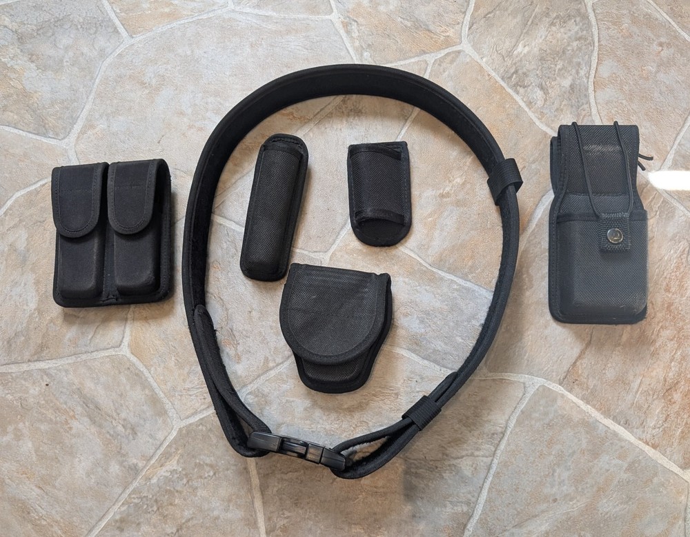Bianchi Tactical Belt with Accessory Pouches Fully extended 45"