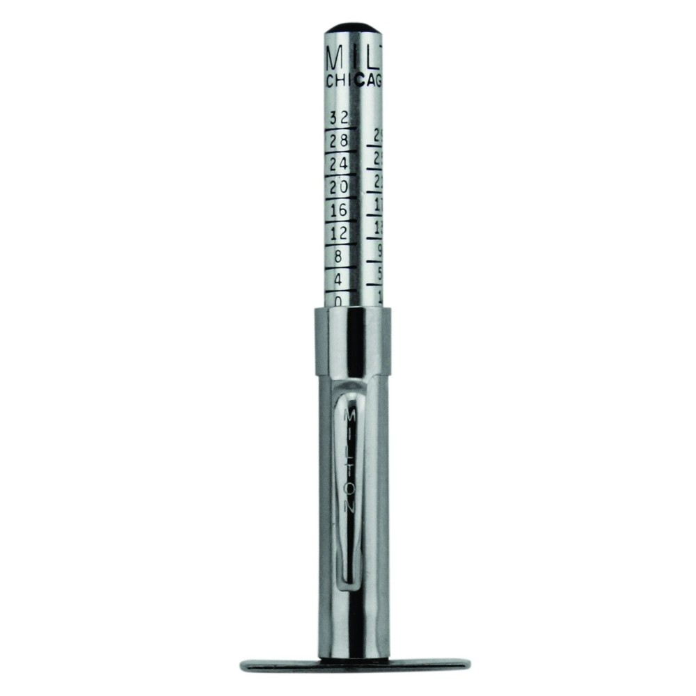 Milton S-448 Tire Tread Depth Gauge Single, Silver