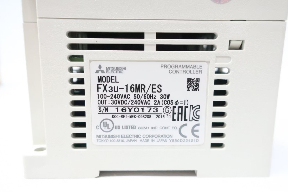 Mitsubishi FX3U-16MR/ES Plc Module