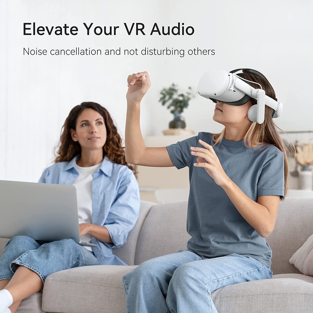 KIWI Design Headphone Head Strap for Oculus Quest 2 Meta Quest 2