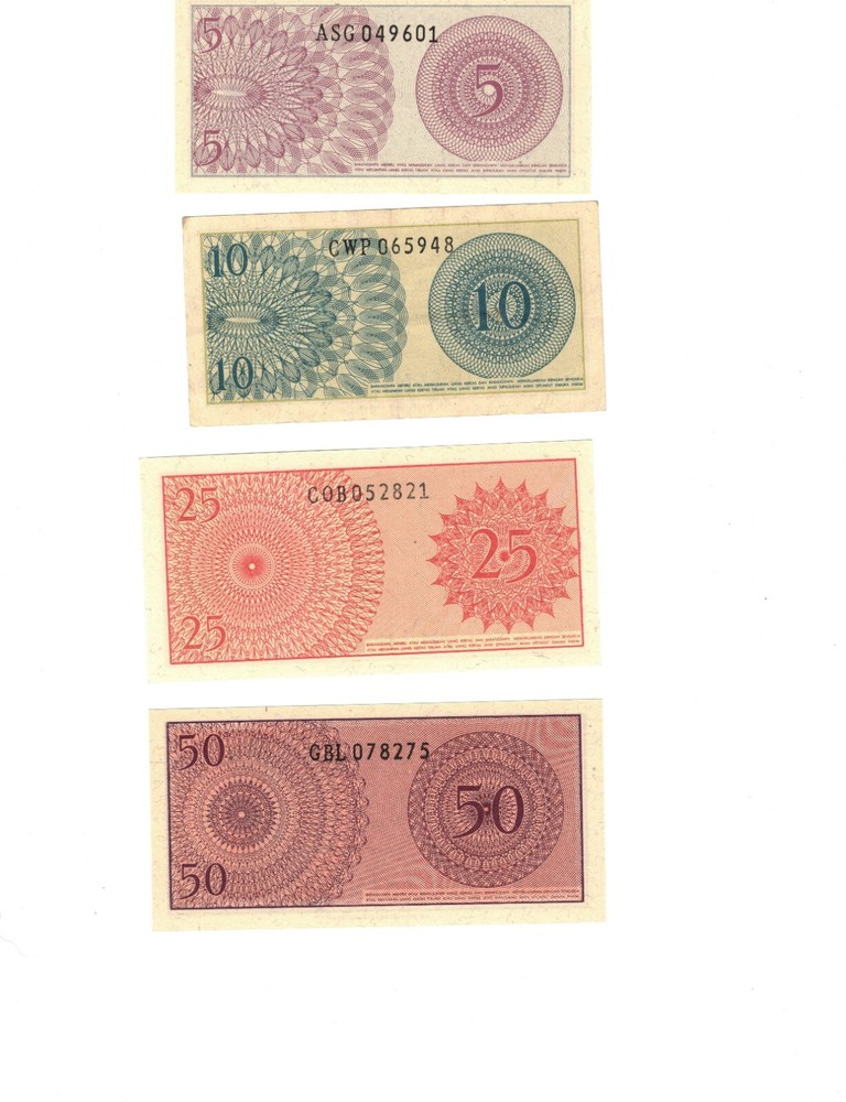 INDONESIA***SIX BANKNOTES