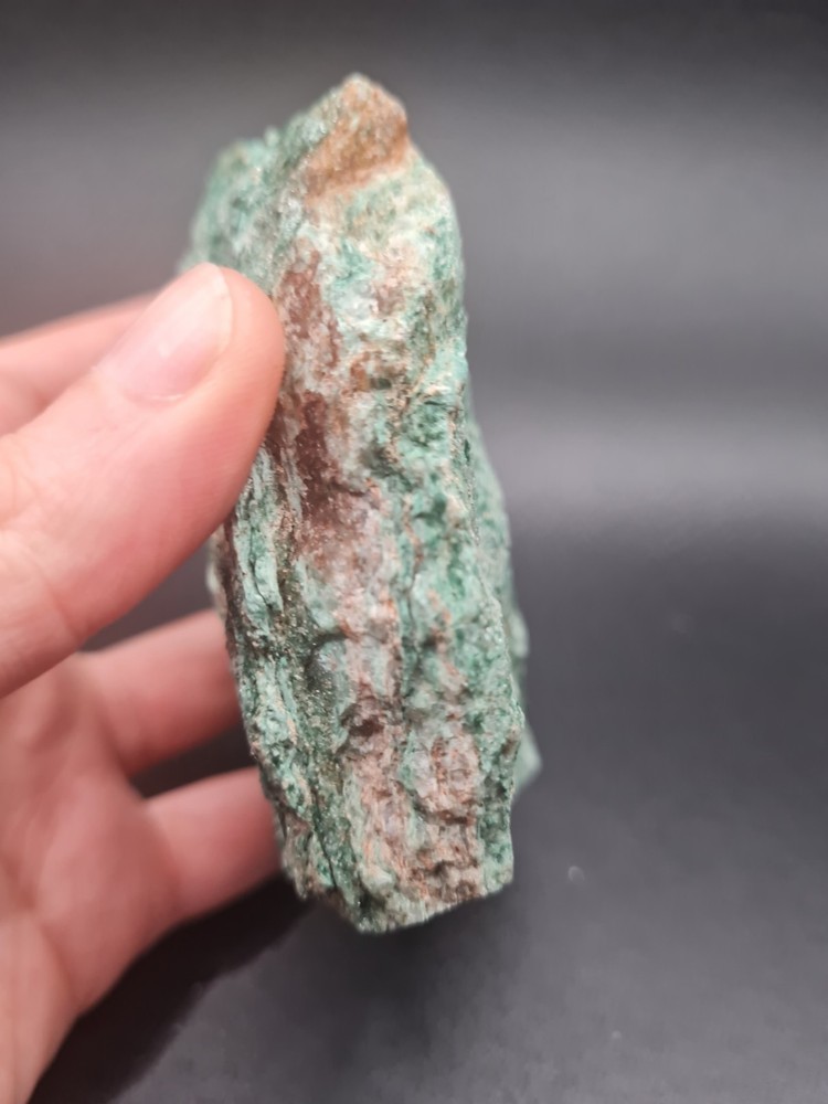Fuchsite Specimen From Minas Gerais, Brazil, Cut Base, 349g