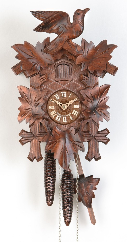 Cuckoo Clock Five Leaves, Bird KA 1609 EX N NEW