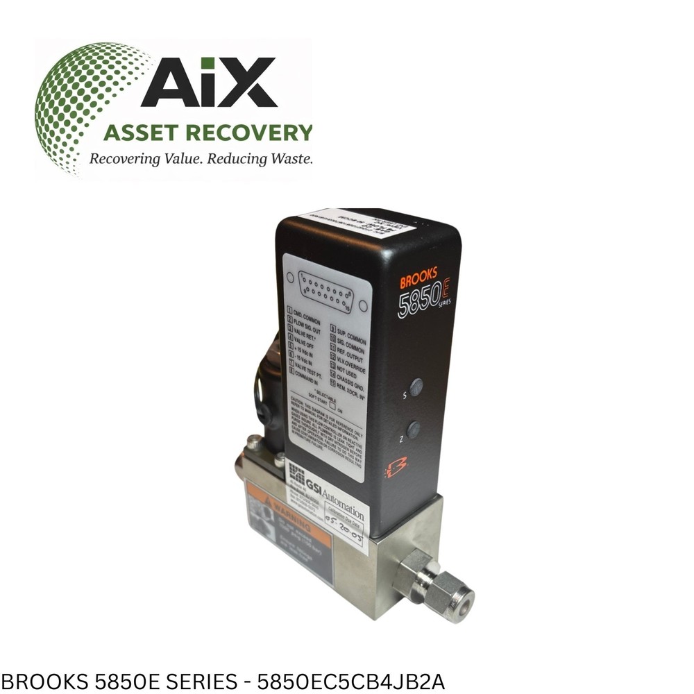 Brooks 5850E Mass Flow Controller 50 SCCM CO 5850EC5CB4JB2A