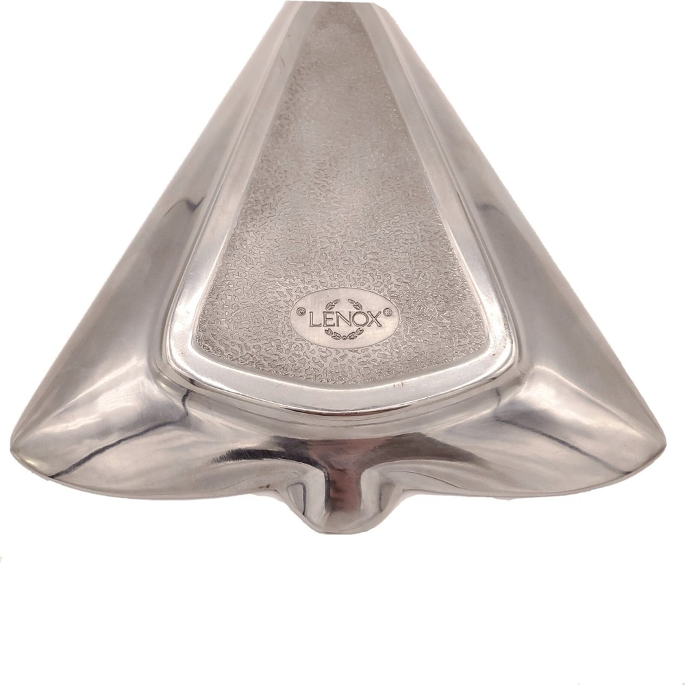 Lenox Metal Serveware Christmas Tree Joy Candy Dish