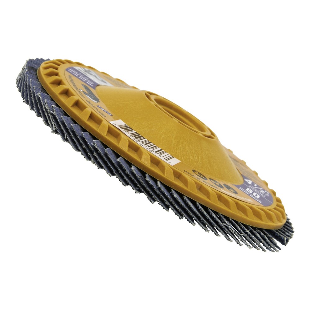 Flap Disc 4.5-Inch Ceramic 80-Grit Spyder Bite 21005