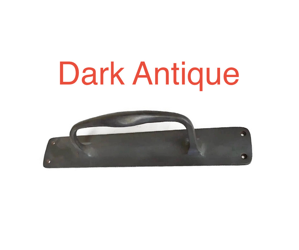 4 PCS 12" x 2" barn door grab Solid Brass Large plain Handle 30cm Pull heavy PUB