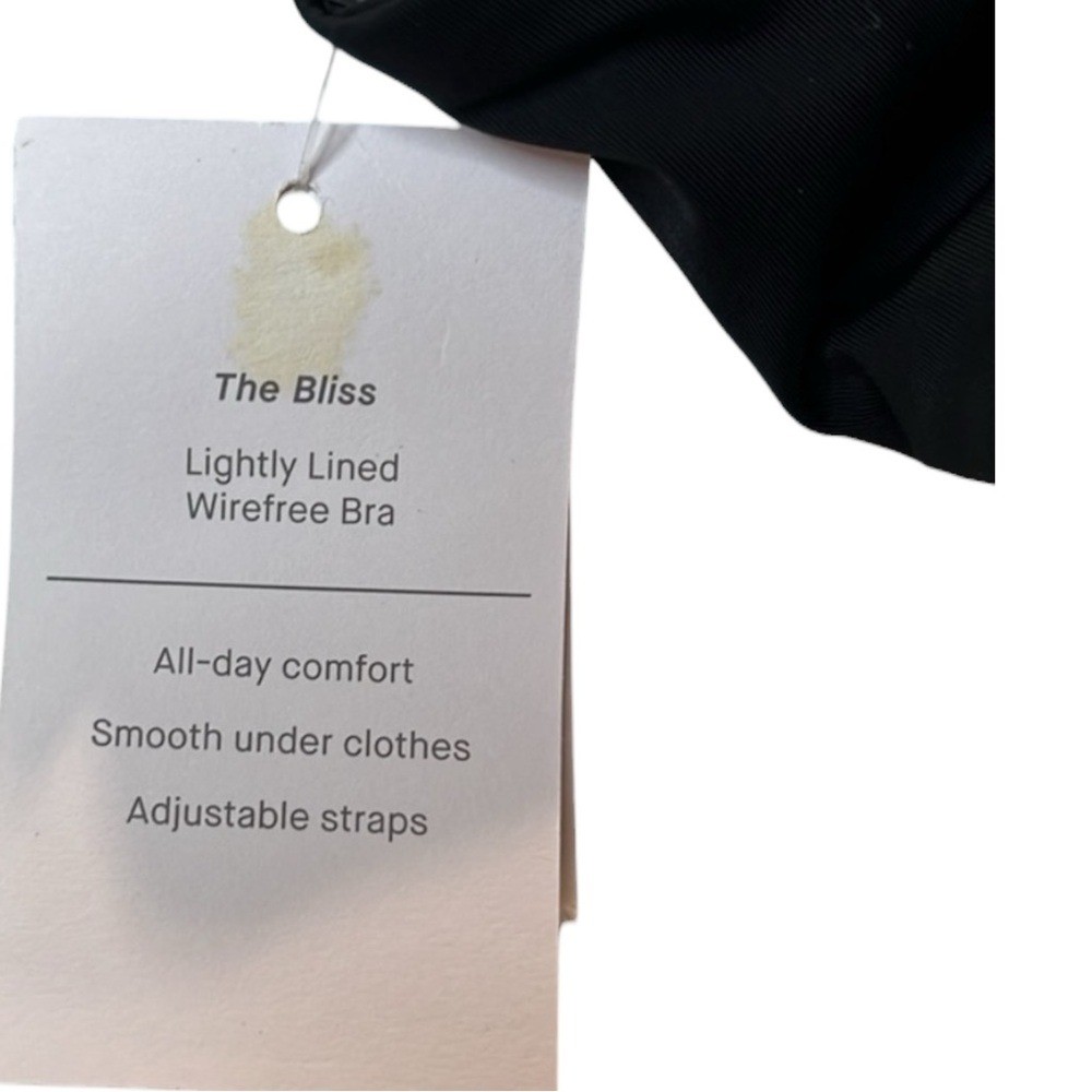 Auden Wirefree with Adjustable Straps, Lightly Lined, Black, Size 34A, NWT