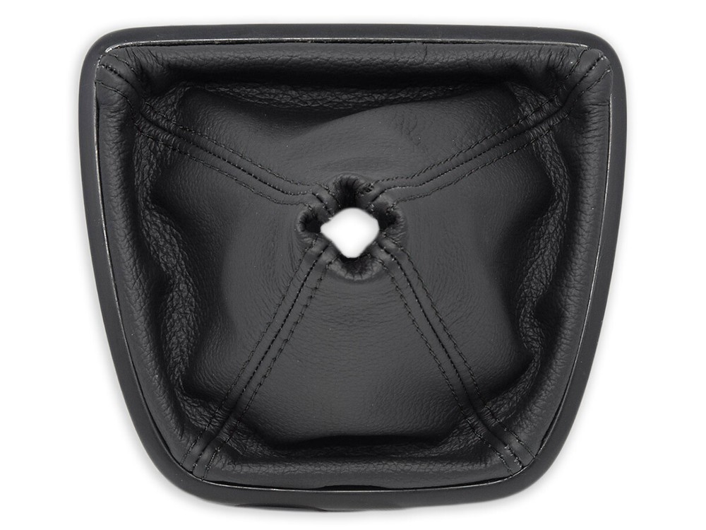 FOR FORD TRANSIT CONNECT 13-20 GEAR SHIFT BOOT GAITER LEATHER STITCHING BLACK