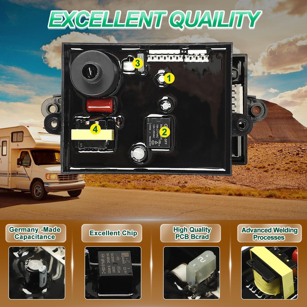 For Atwood 93851 91365 G9-EXT RV Water Heater Control Circuit Board Replacement