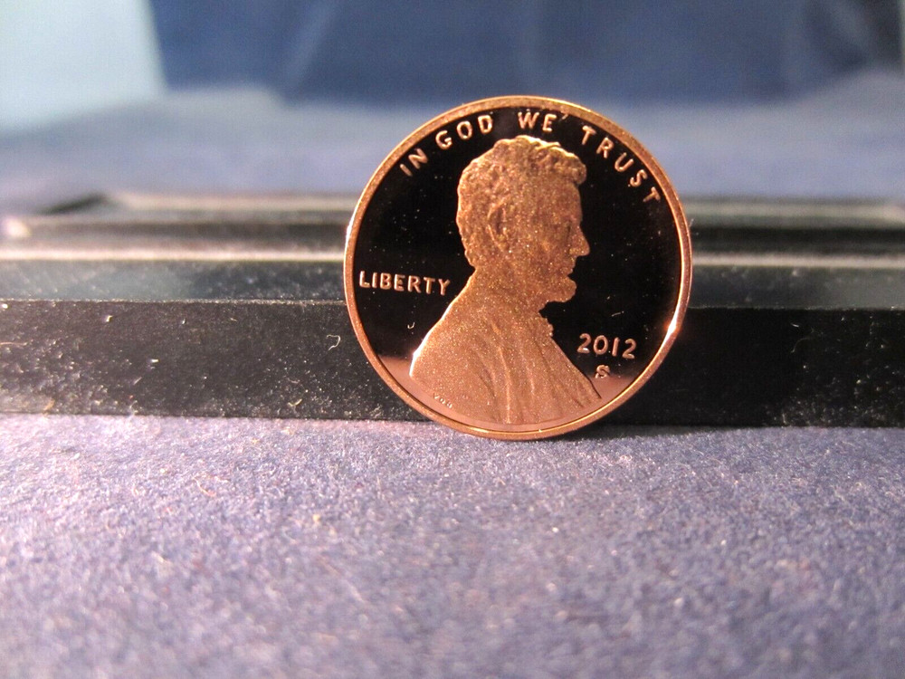 2012-S One Lincoln Cent Deep Cameo Mirror Proof Coin Upper Grading Ranges