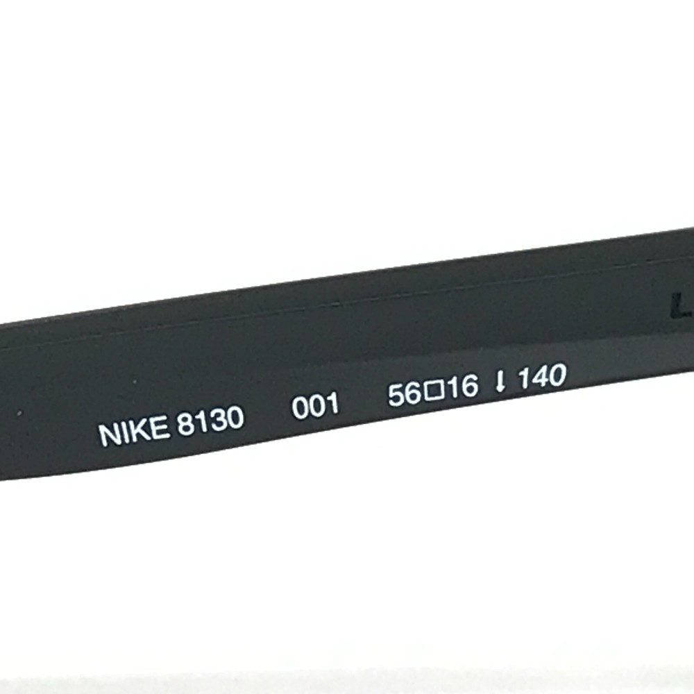 Nike Eyeglasses Frames 8130 001 Black Rectangular Full Rim 56-16-140