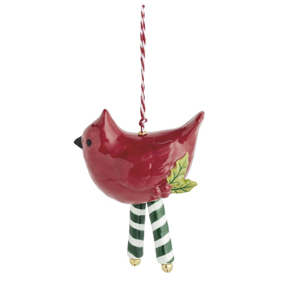 Mud Pie Christmas Cardinal Christmas Dangle Ornament