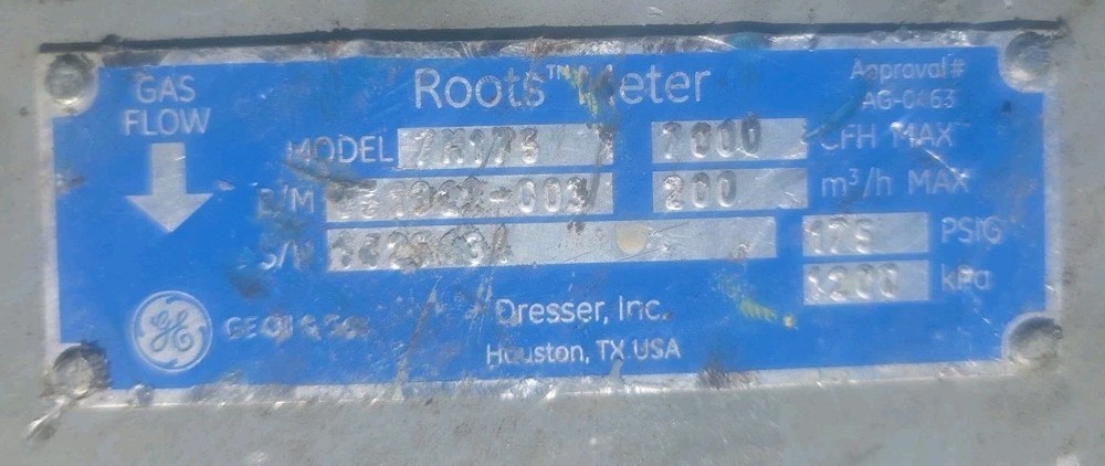 3" Roots Meter 7M175