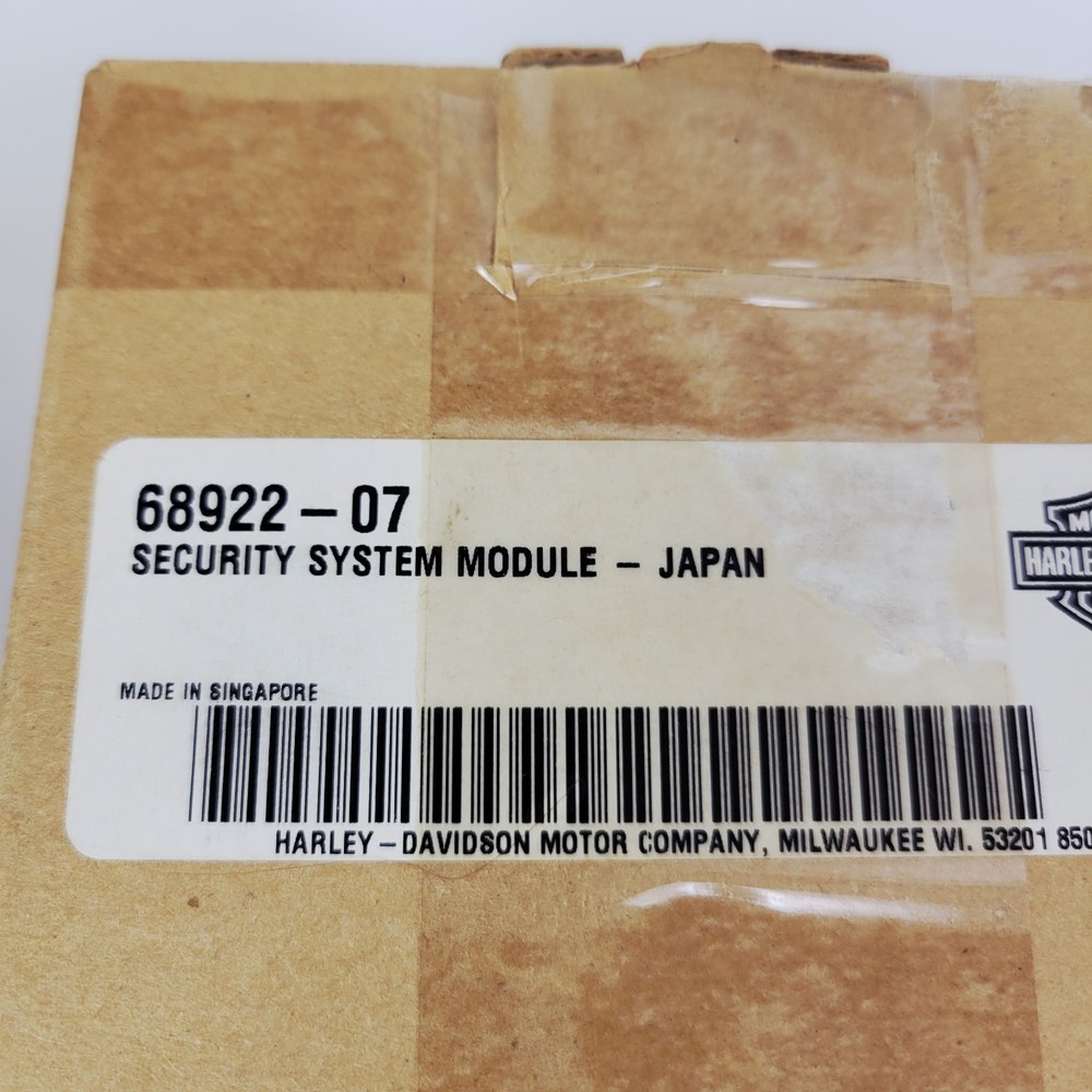 Harley-Davidson 07-13 Road King Security System Module Japan 68922-07