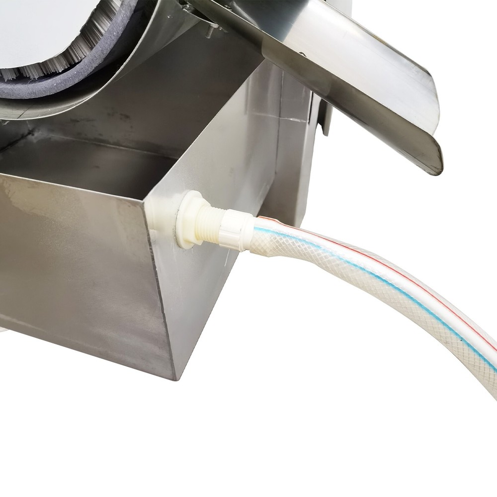 Single Row Electric Egg Shell Washer Cleaner Auto Egg Surface Washing Machine