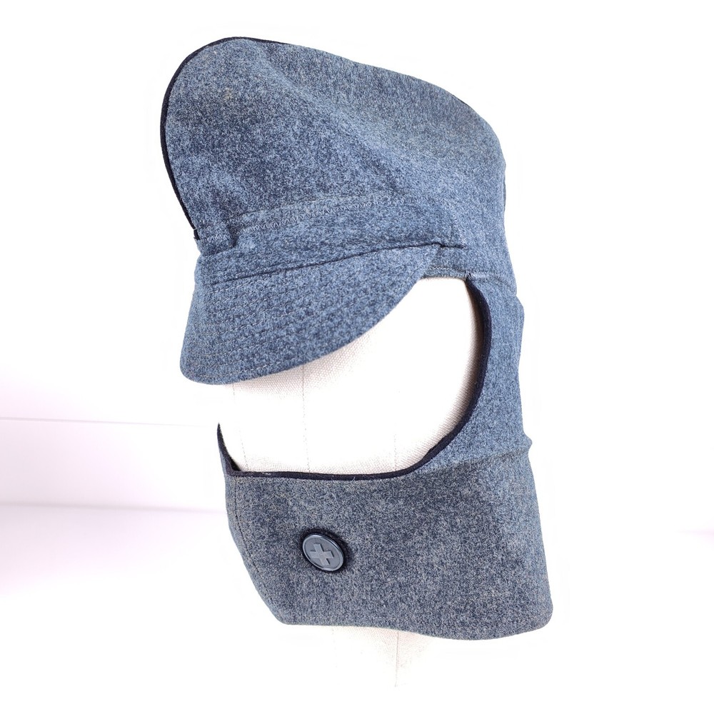 Vintage Swiss Army Multi Function Wool Military Cap - Signed