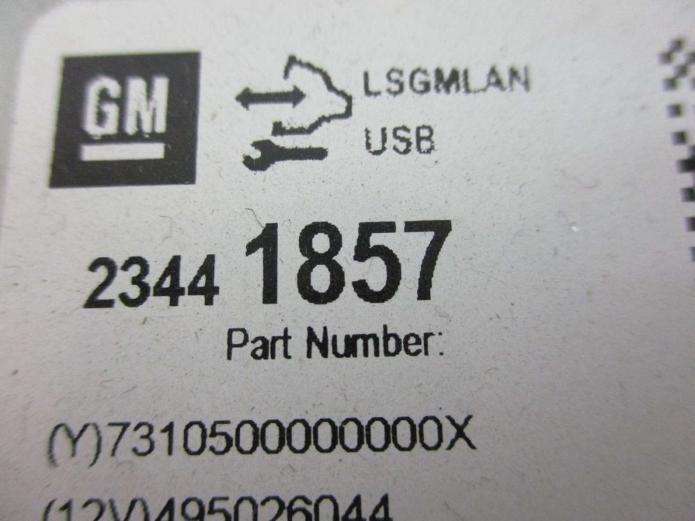 Radio/Navigation System Combo Unmarried Code Not Available Fits