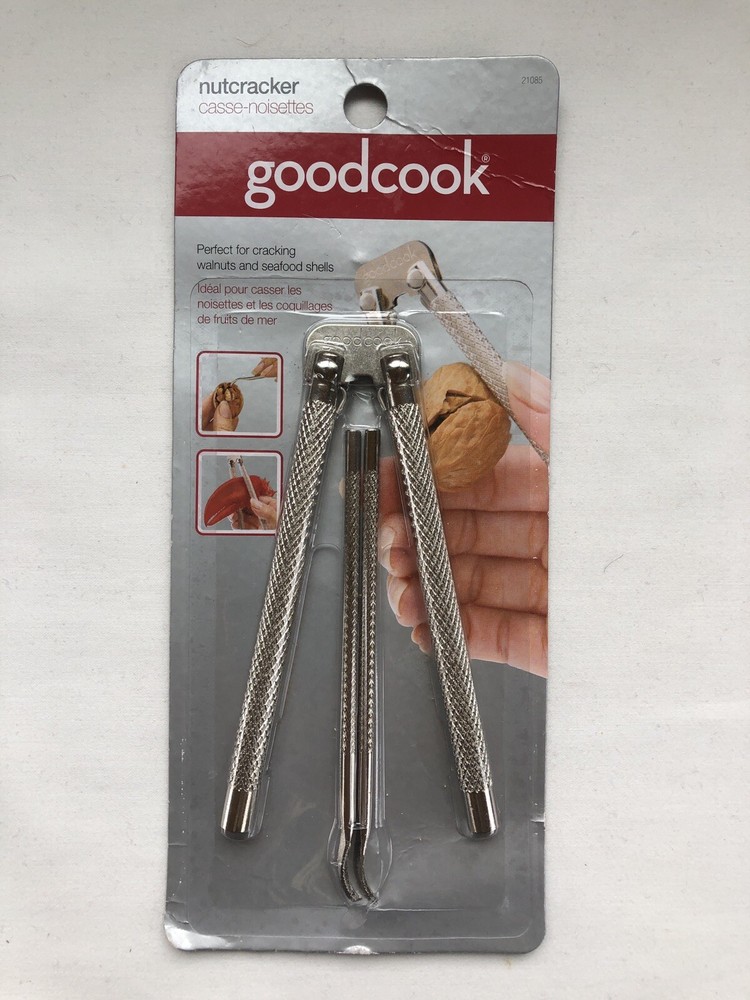 GOODCOOK 3-Piece Set Handheld Metal Nutcracker/Two Picks #21085