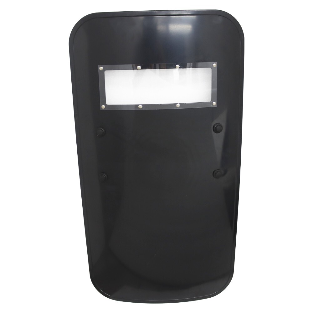 TECHTONGDA 1 PC Black Anti-riot Shield Security Protection Hand-Held Rectangle