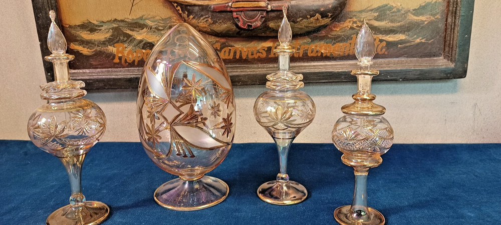 Egyptian Perfume Bottles lot