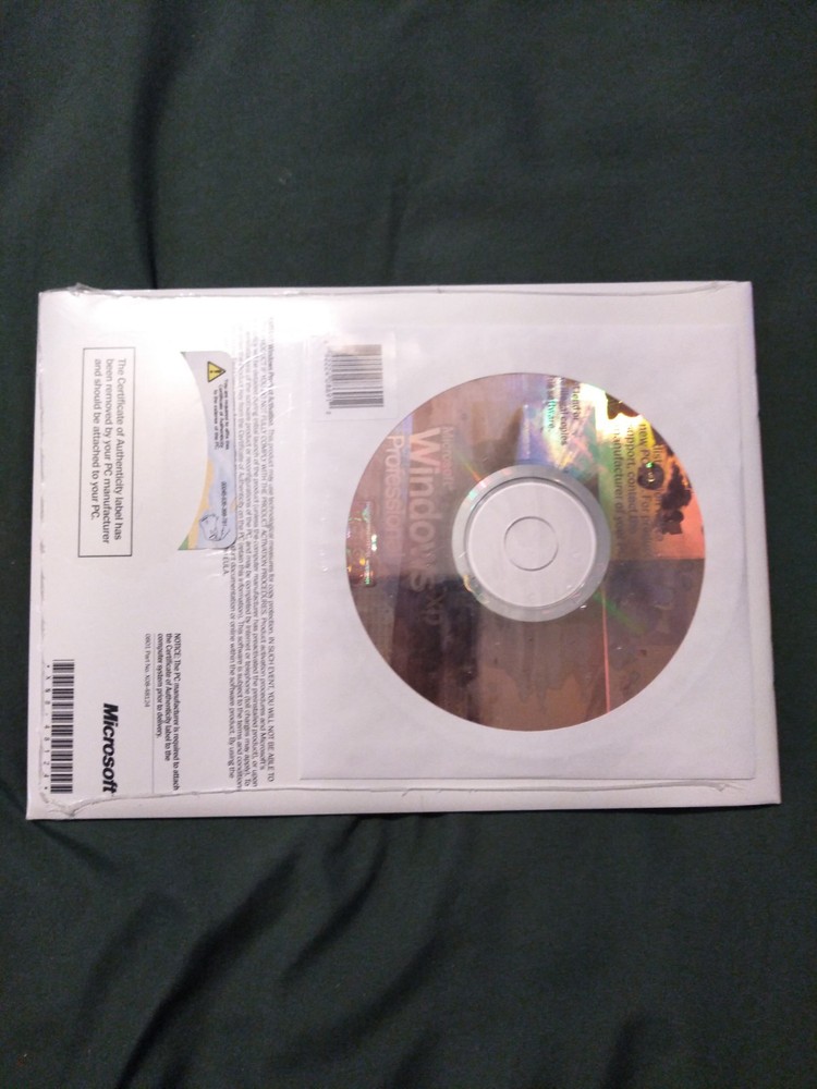 Windows XP Professional Sealed