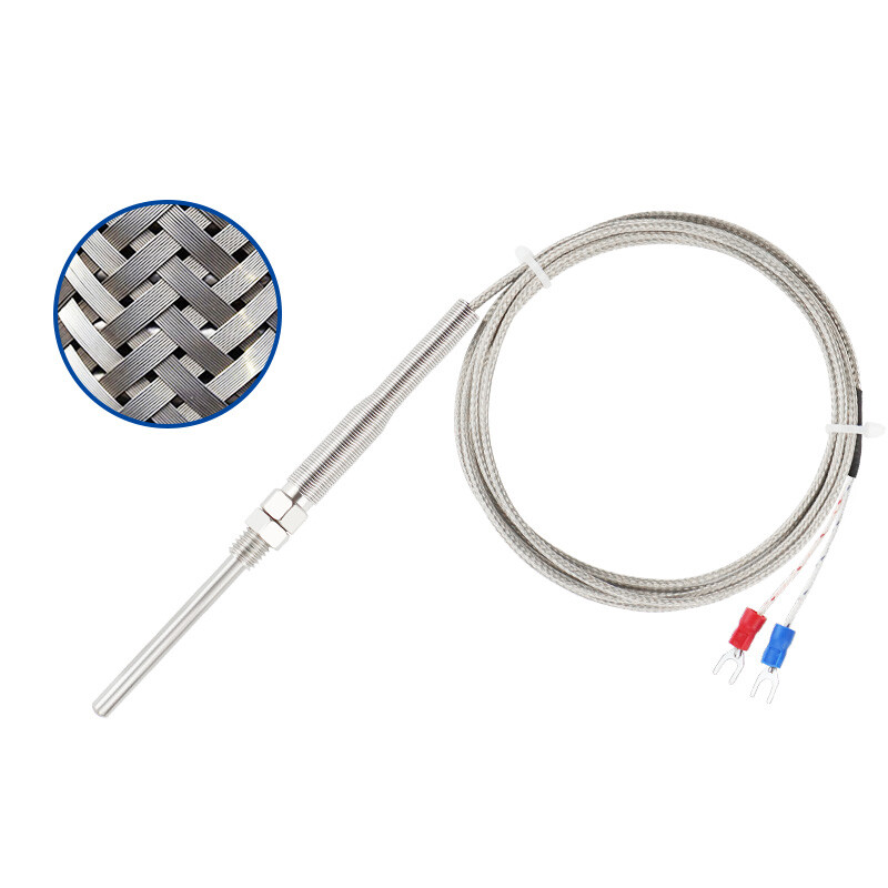 K-Type Thermocouple Probe Temperature Sensor Controller 0~400℃ Probe 30-200 mm