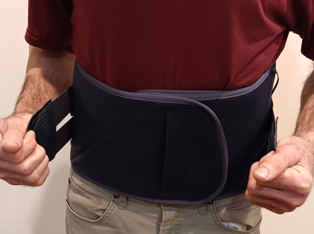 Compression Back Brace - Medi Lumbamed Action -Low- Adjustable Back Support -NIB