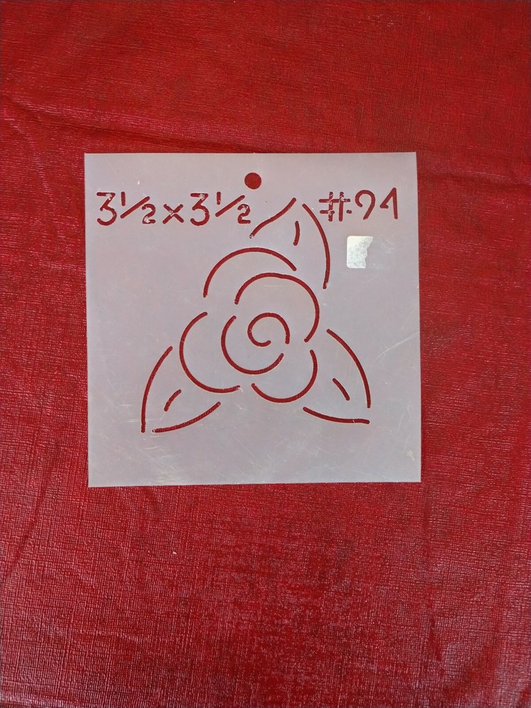 8 - Hand quilting templates. Preowned, plastic,