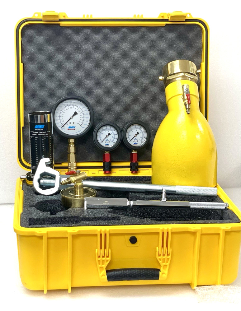NNI 2-1/2" NST Fire Hydrant Flow & Static Pressure Test Kit In case H-FK7